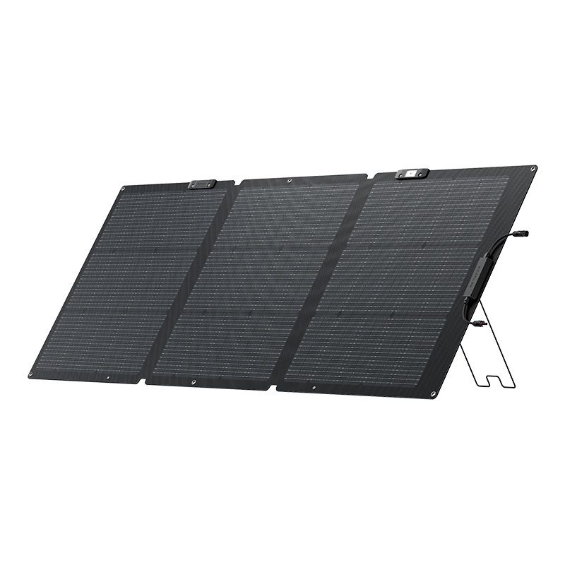 Panel diellor EcoFlow EFSOLAR160W-N, 160W, monokristalin, i zi