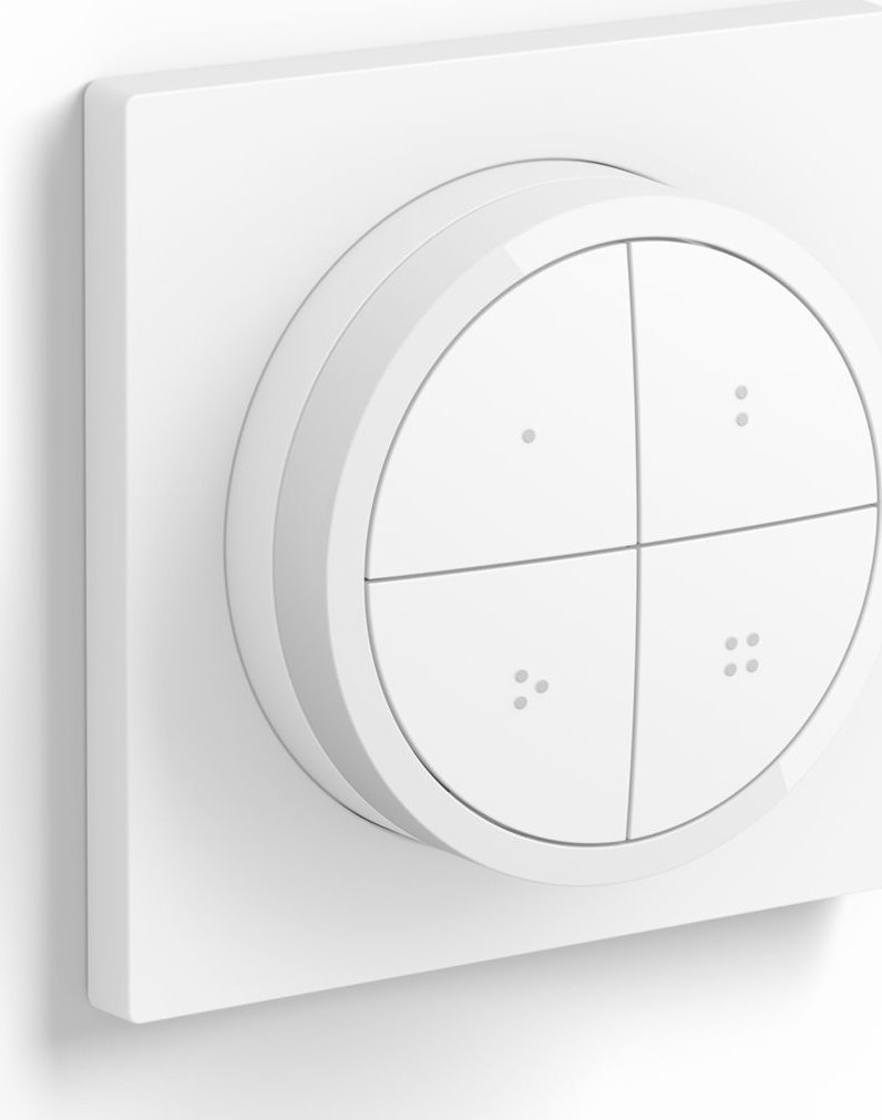 Telekomandë inteligjente Philips Hue Tap Dial Switch, me rrotullim, e bardhë