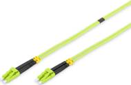 Оптички кабел Дигитус LWL Patch Cable LC LC, OM5 50/125 µm, дуплекс 3m, зелена