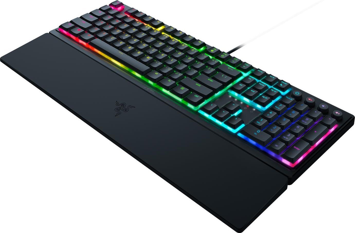 Tastierë gaming Razer Ornata V3, hibrid mecha membrane, me ndriçim RGB