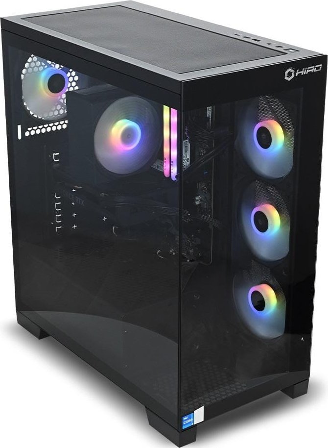 Kompjuter gaming HIRO Aurora, AMD Ryzen 7 9800X3D, RTX 5080 16GB, 32GB RAM