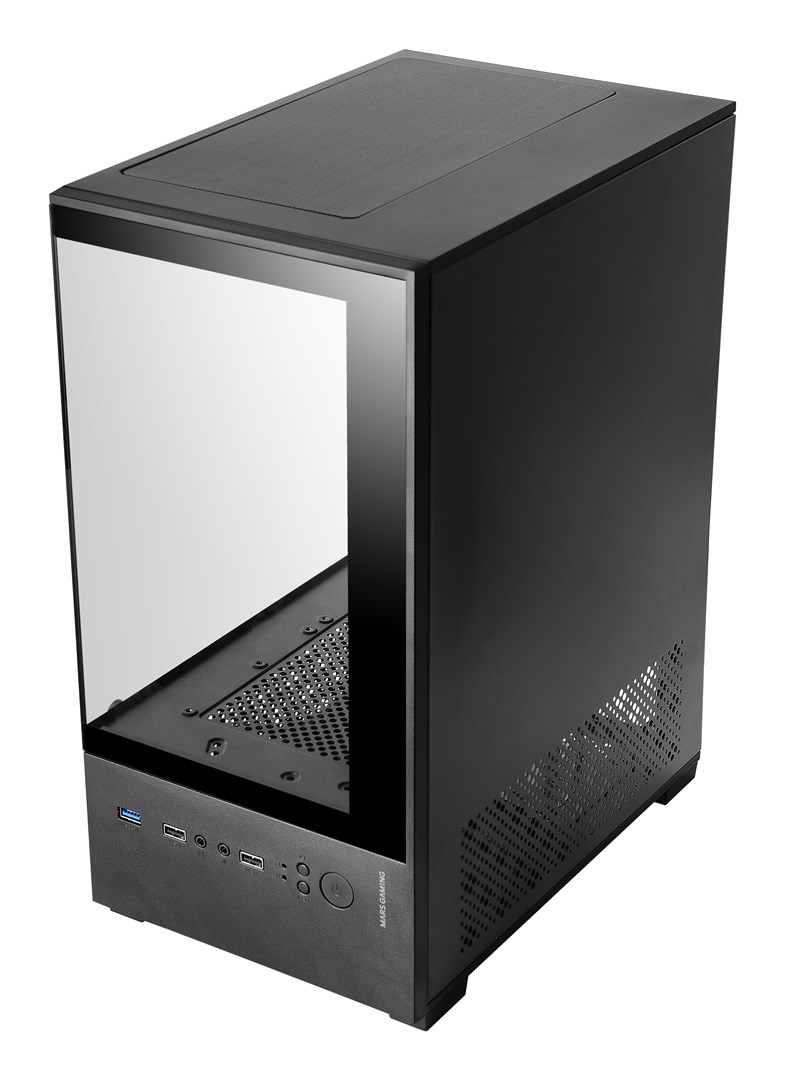 Kuti kompjuterike gaming Mars Gaming MC-SE2, MicroATX, xham i temperuar, FRGB, e zezë