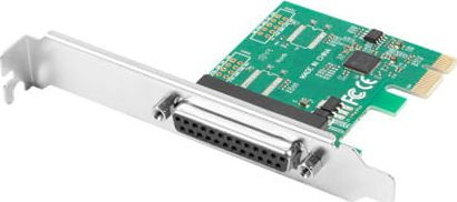 Kartë zgjeruese Lanberg PCE-LPT-001, PCIe x1, port paralel LPT DB-25, jeshile