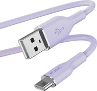 Kabllo USB Puro ICON Soft, USB A në USB C, 1.5 m, lejla