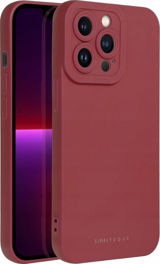 Kapotë Roar Luna për iPhone 16 Plus, TPU, mbështet karikim wireless, e kuqe