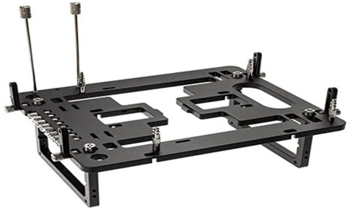 Benchtable Streacom BC1 V2 Mini, alumini i ekstruduar, Mini ITX, i zi