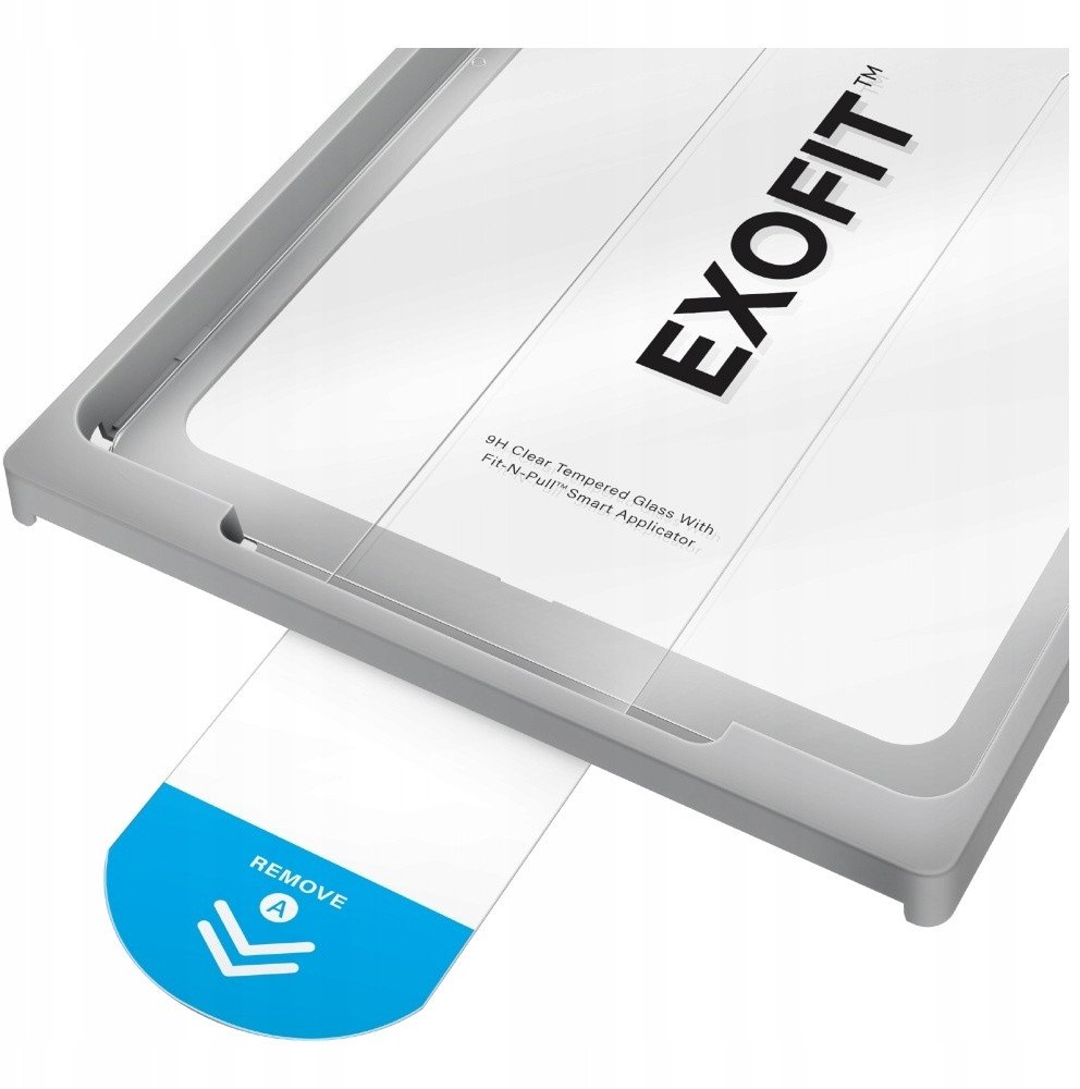 Mbrojtës ekrani UNIQ Optix Exofit për iPad 10.9 2025, xham HD, aplikues Fit N Pull, transparent