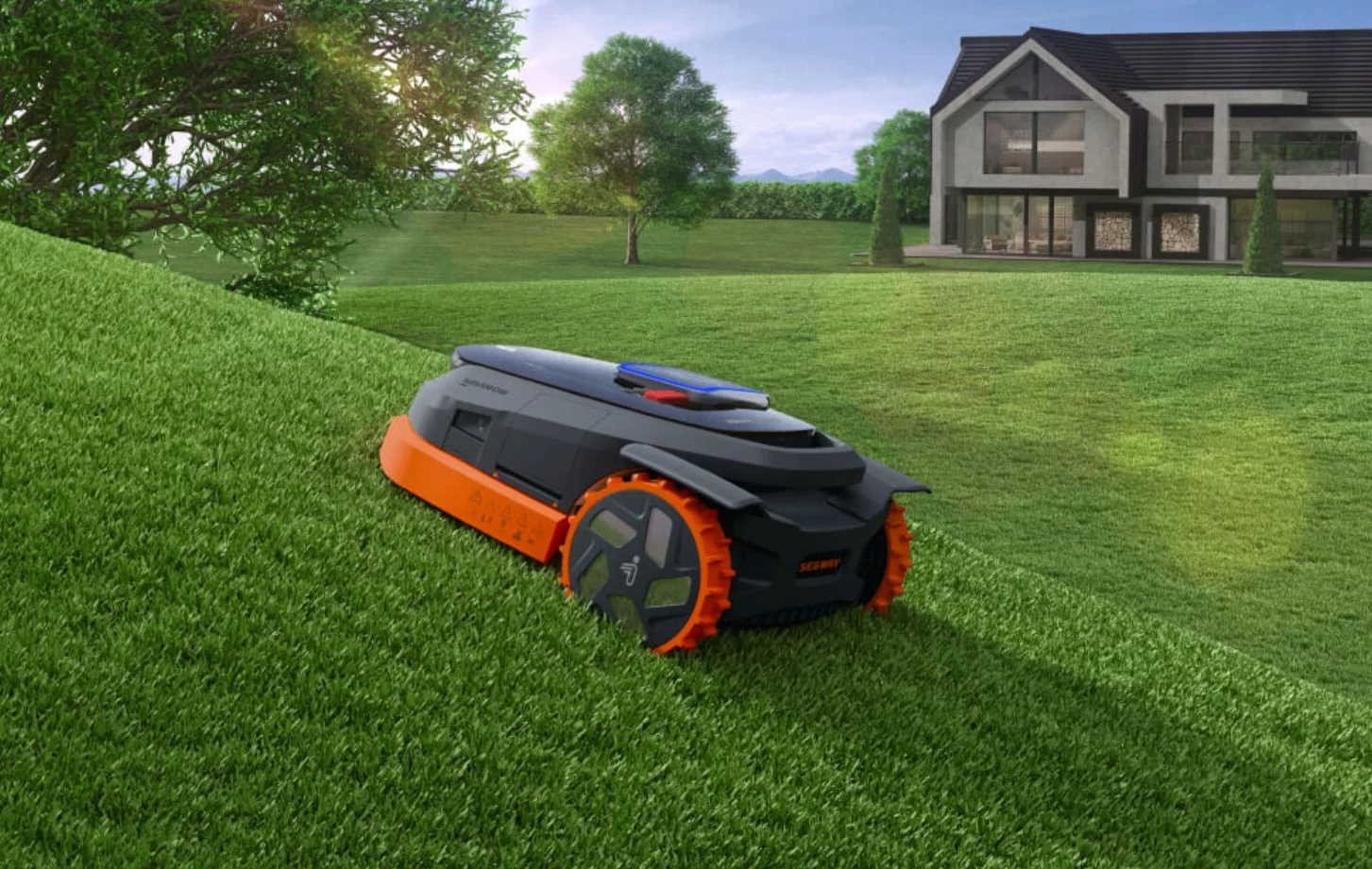 Kositës robotik Segway Navimow X330e, deri 3000 m², navigim satelitor, i zi
