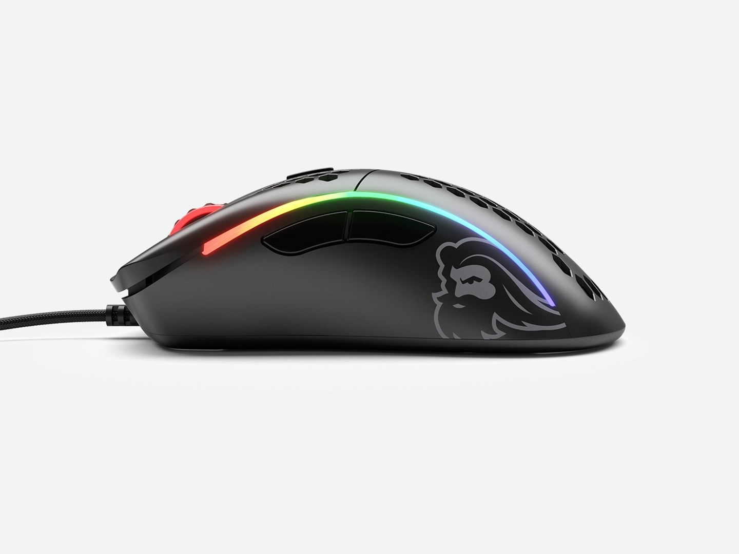Maus gaming Glorious Model D Matte GD BLACK, 12000 DPI, RGB, i zi