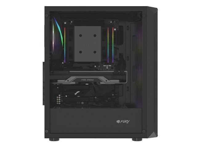 Kasë Natec Fury Shobo SH4FF RGB Midi Tower, e zezë