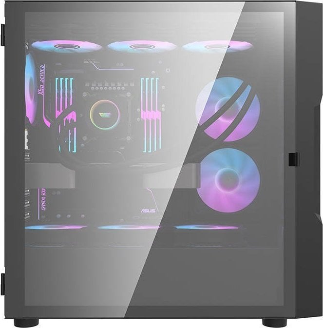 Kasë Darkflash DK431 Glass, Midi Tower
