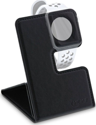 Stendë për Apple Watch InLine Holder, palosëse, PU lëkurë, e zezë