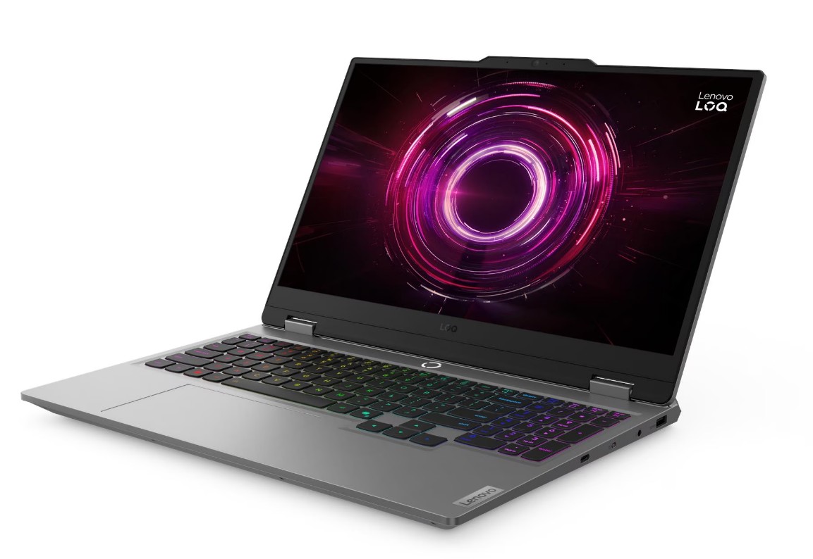 Laptop gaming Lenovo LOQ 15AHP10, Ryzen 7, 15.6" FHD 144Hz, RTX 5050, gri