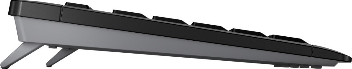 Set tastierë dhe maus Cherry Stream Desktop Comfort, pa kabllo, ergonomik, i zi