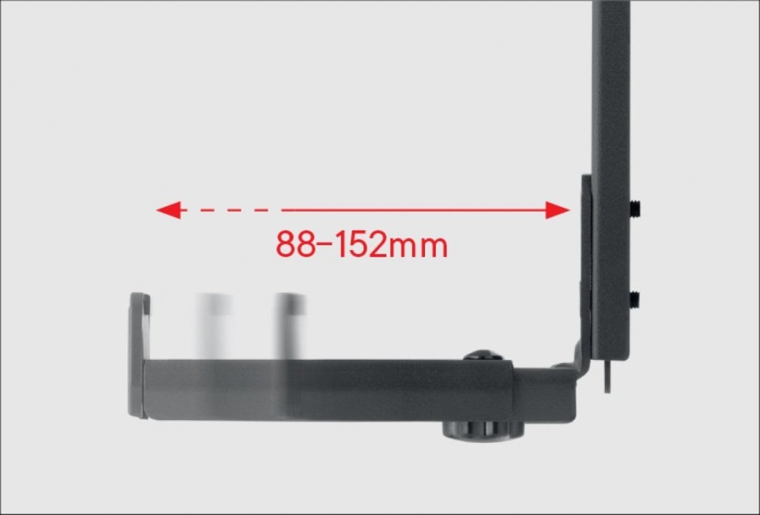 Konsolë universale për soundbar One For All WM5350, mbajtëse murale, deri 15 kg, e zezë