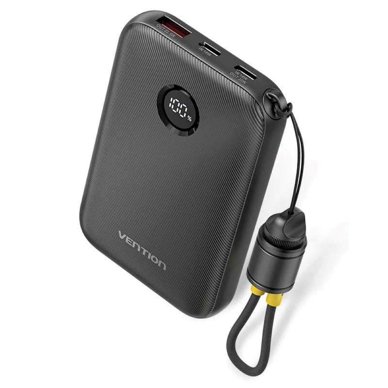 Power bank Vention FKAB0 C, 10000mAh, 22.5W, i zi