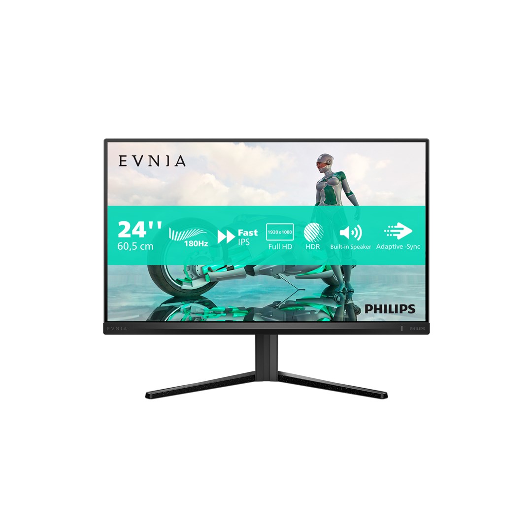 Monitor Philips Evnia 24M2N3200S/00, 23.8", Full HD, 180 Hz, i zi