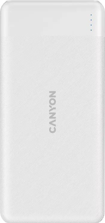Powerbank Canyon PB-109, 10000mAh, 20W PD QC 3.0, i bardhë