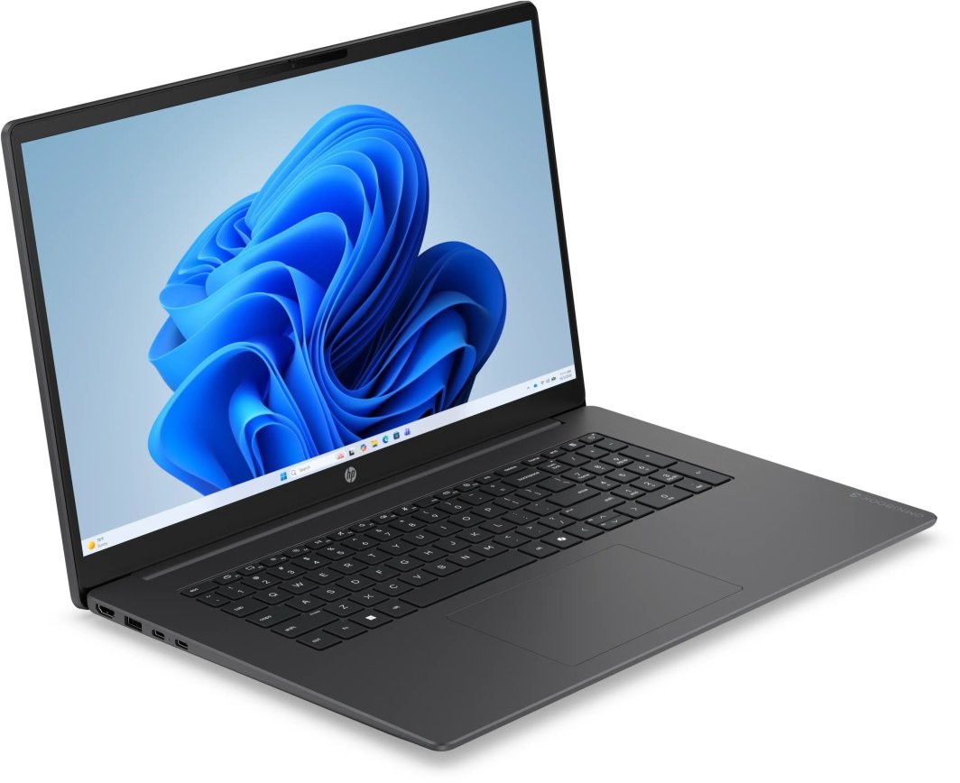 Laptop HP OmniBook 3 AI 17-dn0000nw, 17.3", AMD Ryzen 7 250, 24GB RAM, 512GB SSD, AMD Radeon 780M, i zi
