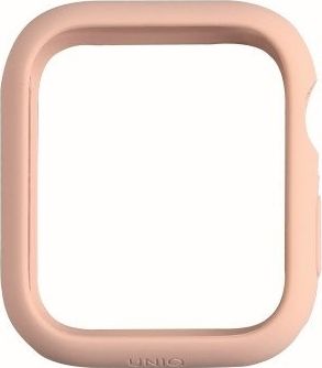 Mbulesë Uniq Lino për Apple Watch Series 5 4 44mm, silikon, rozë