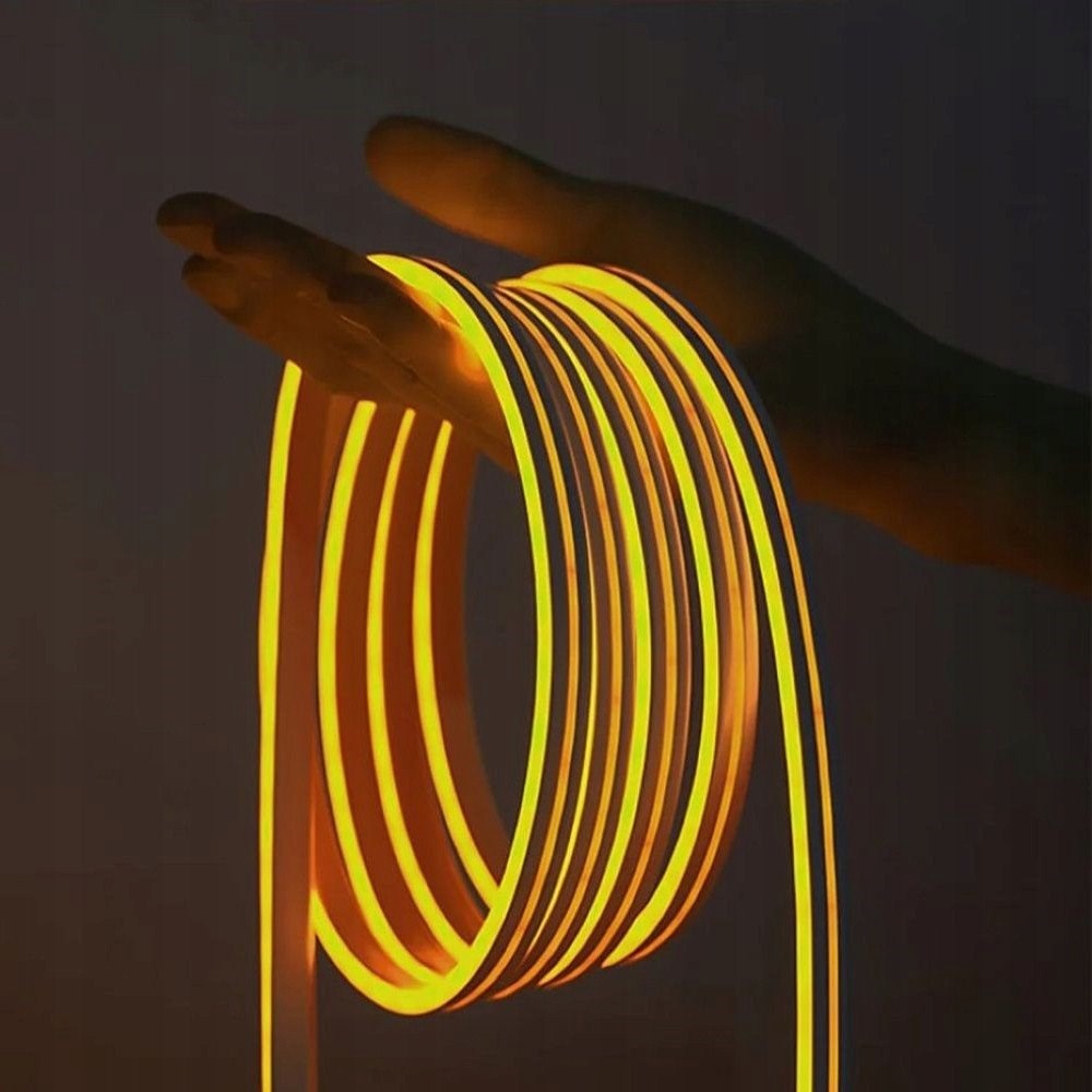 Декоративна LED лента Vention Neon Light Strip, 2m, USB 5V, со далечински управувач, IP65, повеќебојна