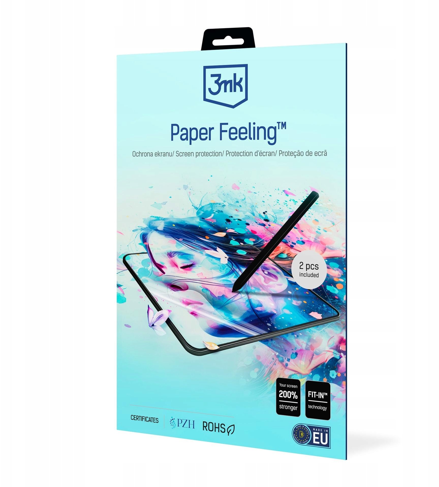 Folje mbrojtëse ekrani 3mk Paper Feeling për Apple iPad Pro 11 M5, 2 copë, transparente