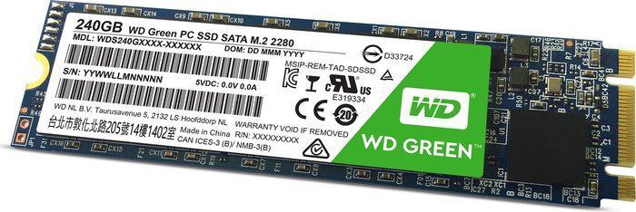 Disk SSD WD Green, 240GB, M.2 2280 SATA III