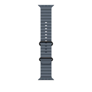 Apple Watch 49mm Band, Anchor Blue Ocean Band Extension, Black Titanium Finish
