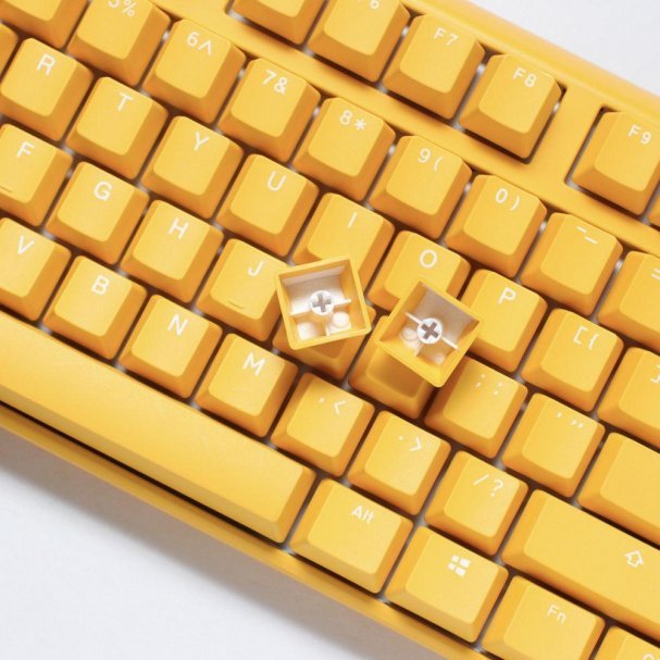 Tastierë gaming Ducky One 3 Yellow, Cherry MX Blue, RGB, US layout