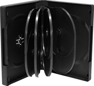 Kuti optike MediaRange BOX35-10, për 10 disqe DVD, e zezë