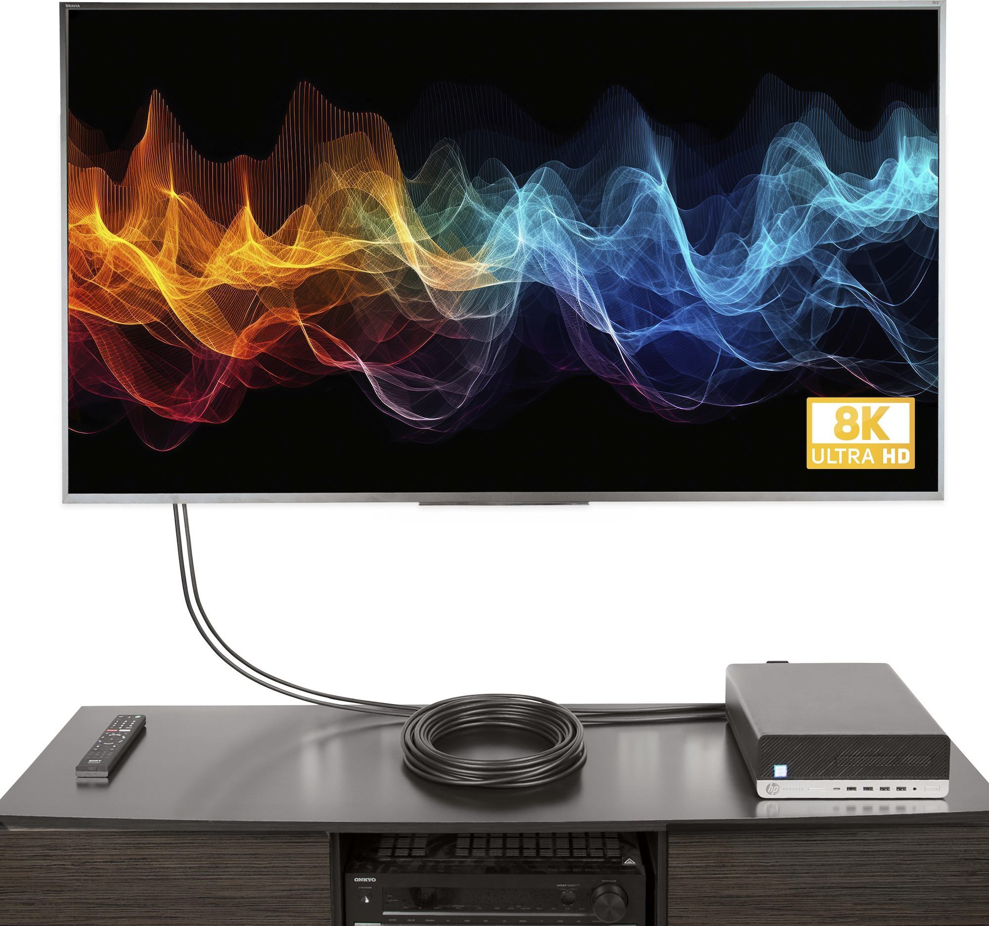 Kabllo aktive DisplayPort StarTech DP 1.4, 7.6m, 8K 60Hz 4K 120Hz, i zi