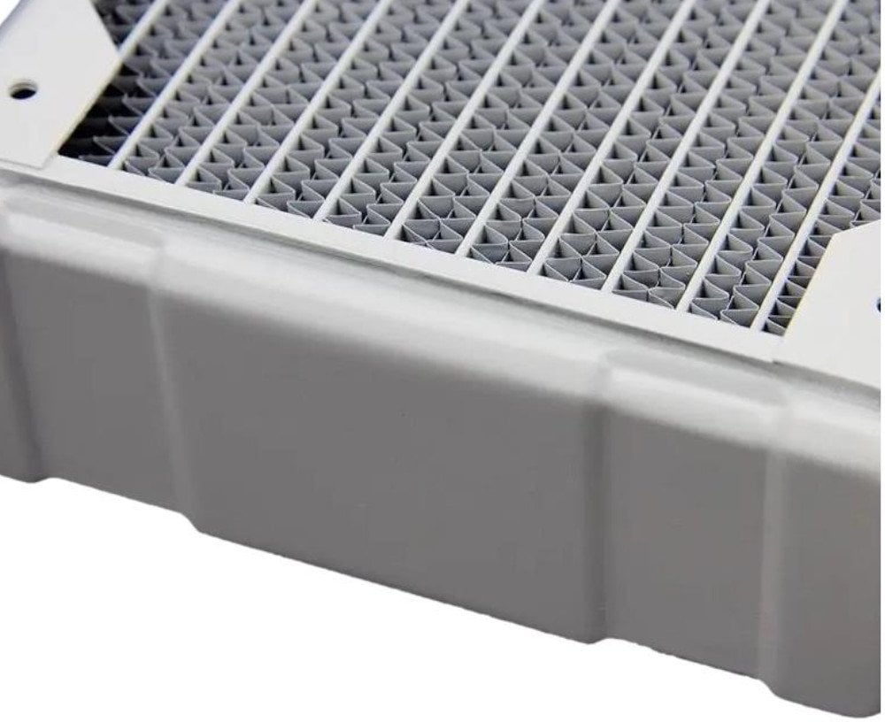 Radiator ftohës Hardware Labs Black Ice Nemesis GTX 240, 240mm, për 2 ventilatorë 120mm, i bardhë satin