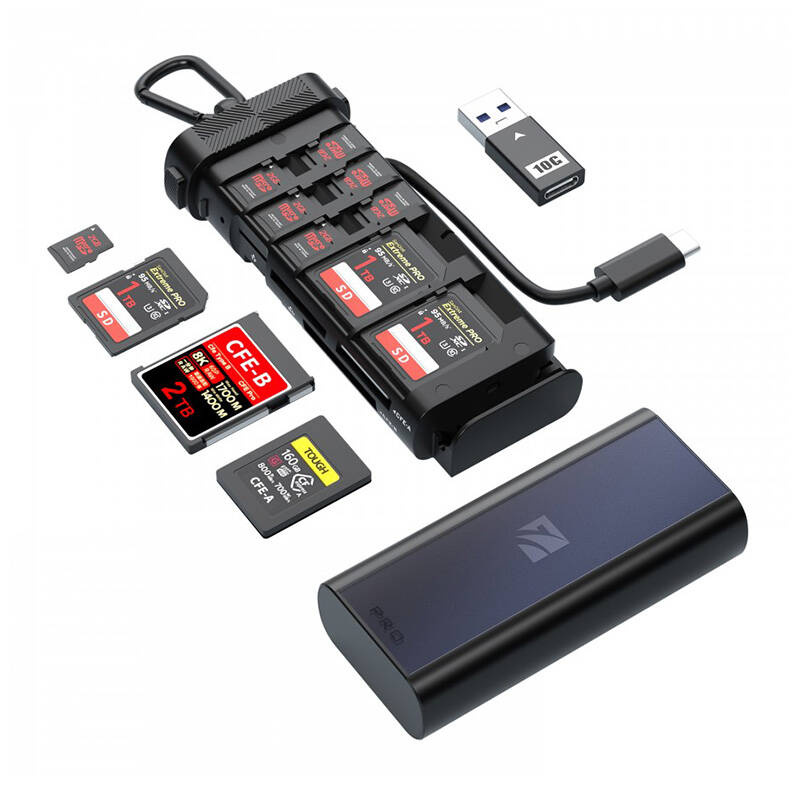 Lexues kartash Freewell Pro Reader, USB C, 1000 MB/s, i zi