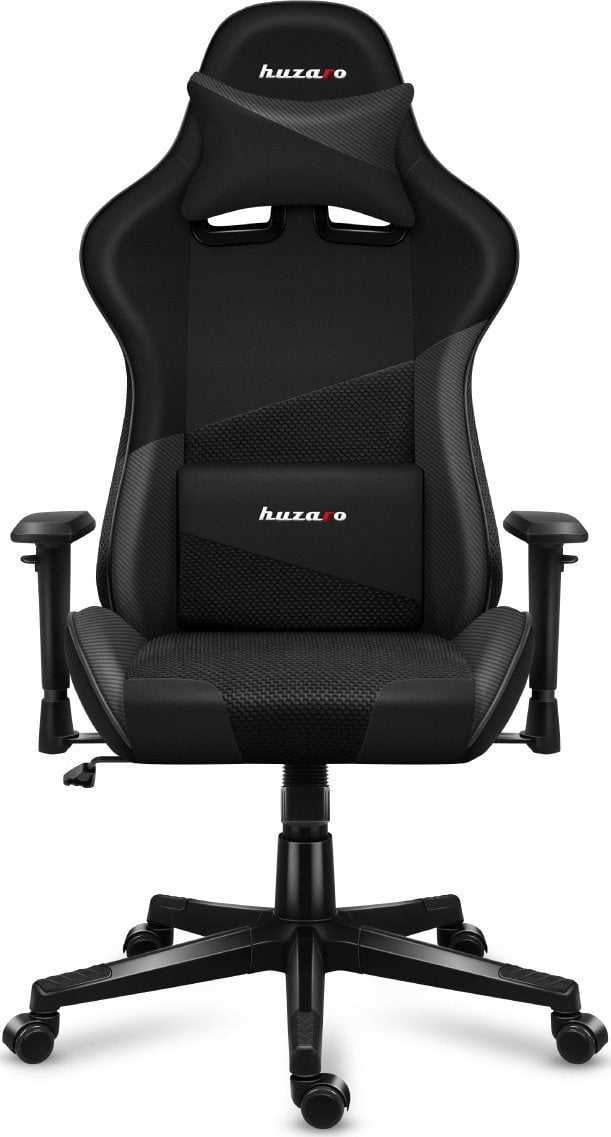 Karrige gaming Huzaro Force 6.2 Carbon, mekanizëm i rregullueshëm, deri 130kg, e zezë