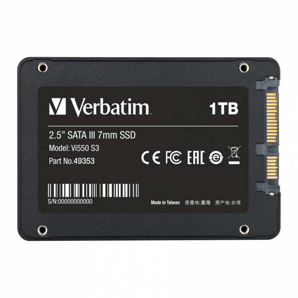 [OUTLET] Disk SSD Verbatim Vi550 S3 SSD, 2.5", 1TB