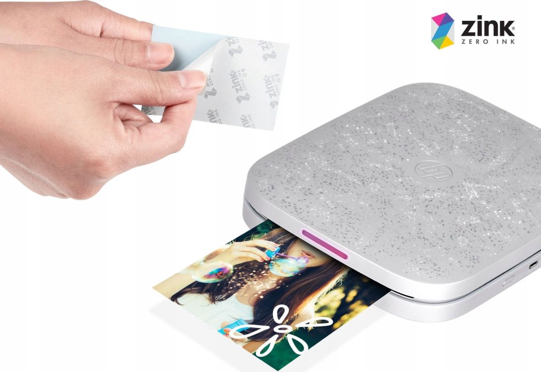 Printer fotografish HP Sprocket 3x4, Bluetooth, portativ, i bardhë