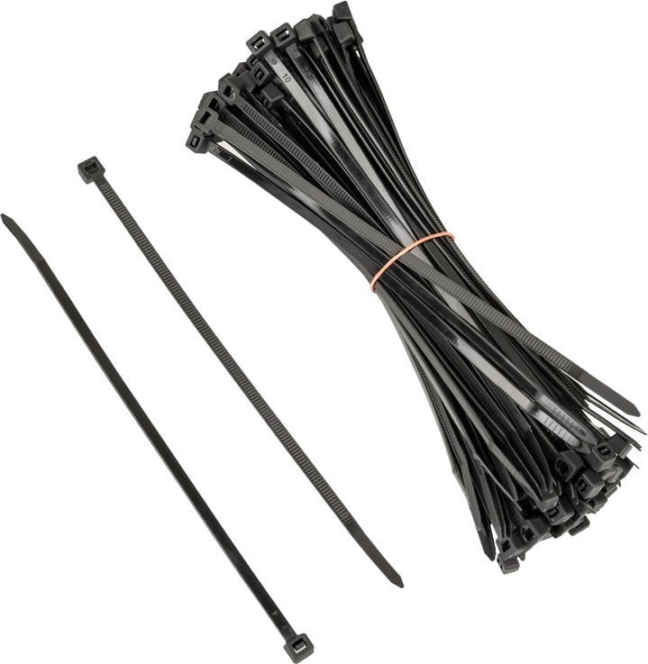 Lidhëse kabllosh Kolink Black, 4.5mm x 200mm, set 100 copë, të zeza