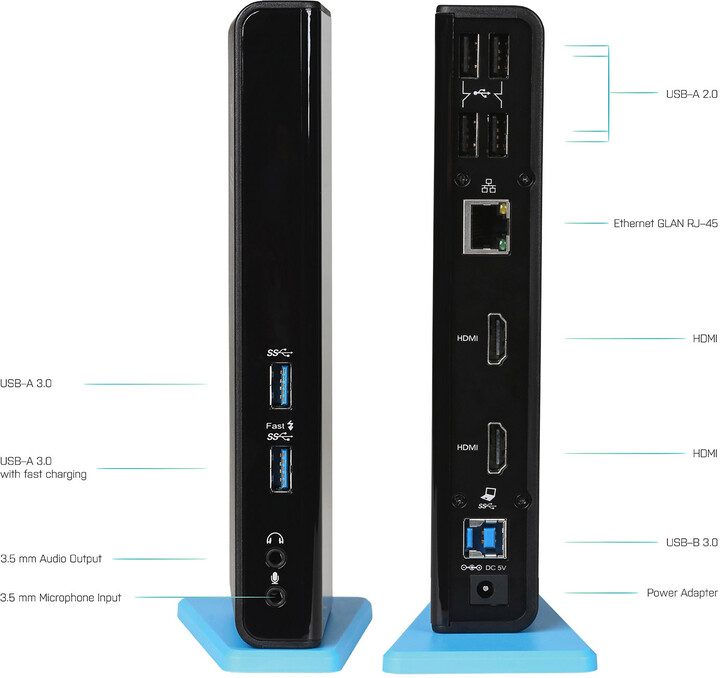 Stacion docking i-tec USB 3.0/USB-C Dual HDMI