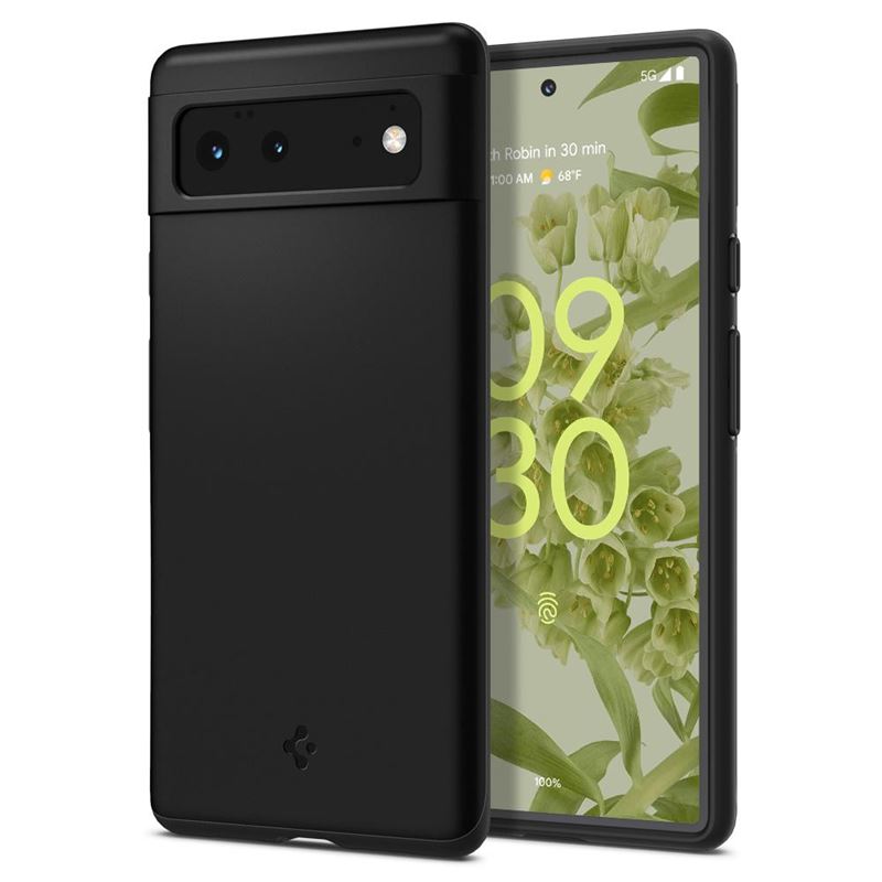 Mbështjellëse për Google Pixel 6 Spigen Thin Fit, e zezë