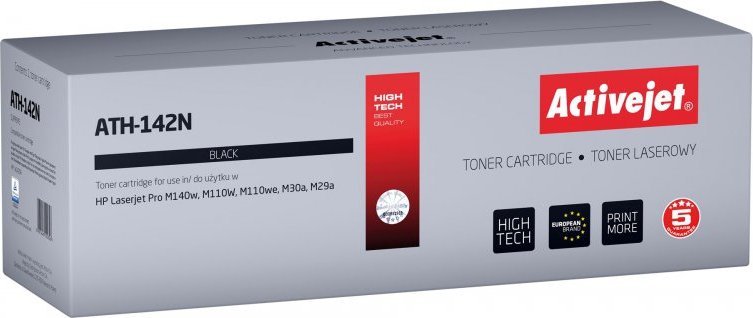 Toneri Activejet ATH-142N, zëvendësues për HP 142A W1420A, i zi