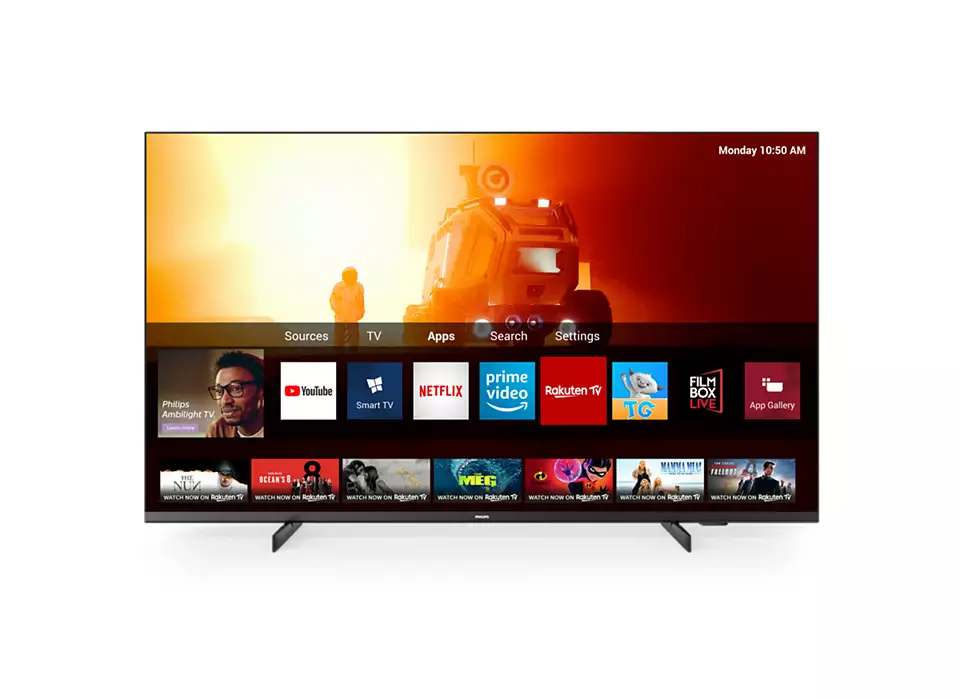 Televizor Philips 50PUS7506/12, 50", LED, 4K UHD, Smart, Saphi