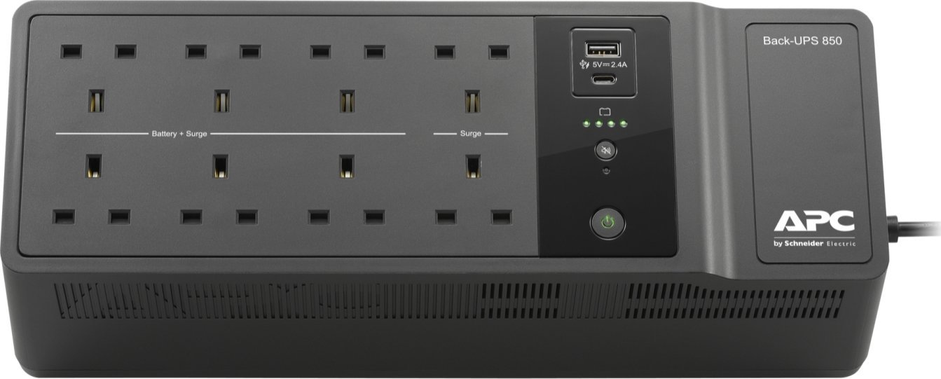 UPS APC BE850G2-UK, 520W, USB Type-C, i zi
