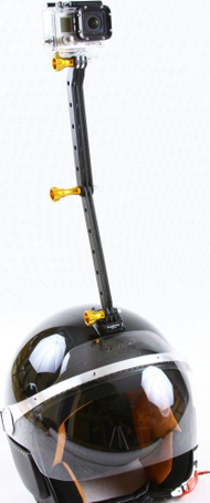 Mbajtës XREC Ramie Boom Faceview për GoPro, i rregullueshëm 18–31cm, i zi