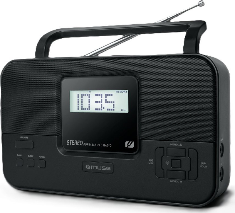 Radio portative Muse M-087 MB PLL, stereo, FM, me AUX