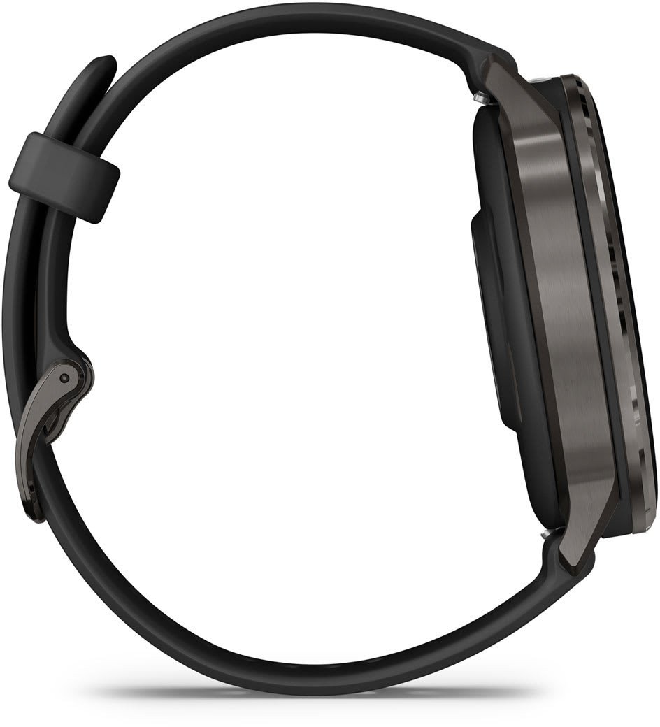Ora inteligjente Garmin Venu 4, GPS, 12 ditë bateri, argjendtë