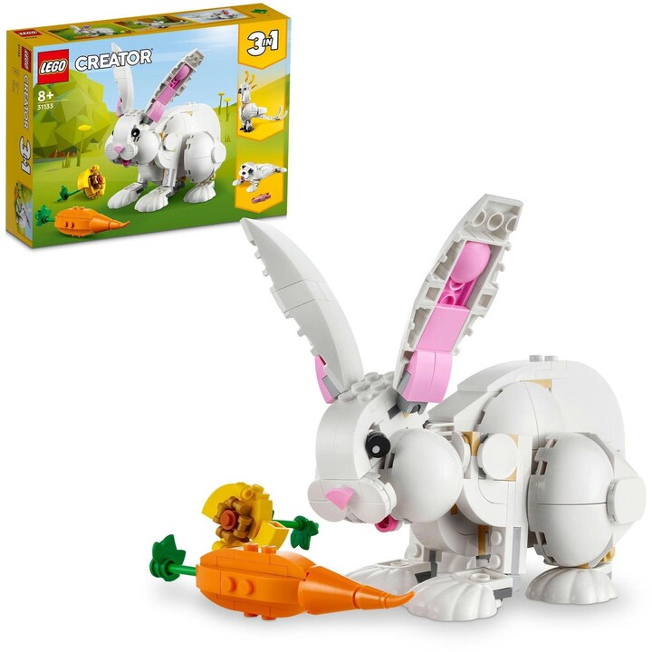 Set LEGO® Creator 31133 White Rabbit, 258 pjesë