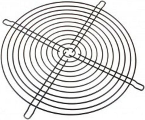 Grilë mbrojtëse për ventilator (FGR-250B), 200mm, e zezë