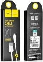 Kabllo USB Hoco USB A në Lightning, 1 m, e bardhë