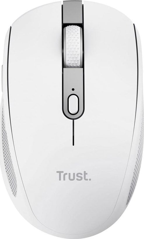 Maus Trust Ozaa, wireless, USB, i bardhë