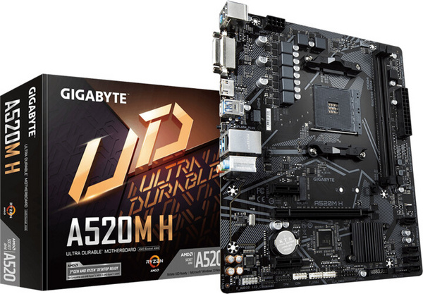 Pllakë amë GIGABYTE A520M H - AMD A520